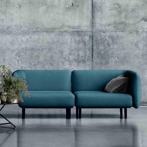 Mėlynos spalvos sofa Softline Elle, 230 cm-image-1