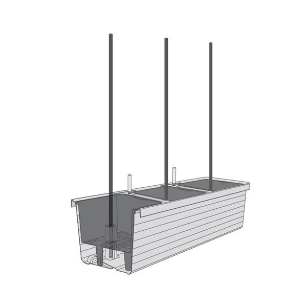 Didelio tūrio terakotos vazonas Plastia Berberis TRIO, 72 l-image-3