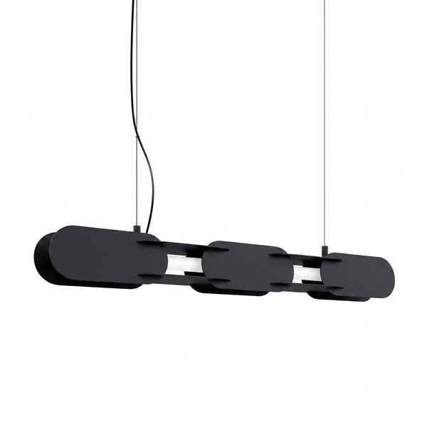 Juodos spalvos iš metalo kabantis šviestuvas LED CHAIN – Thoro