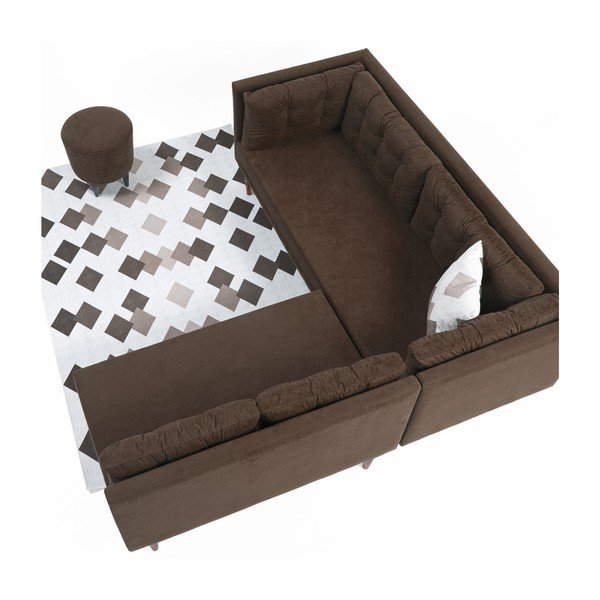Ruda kampinė sofa Balcab Home Barbara-image-1