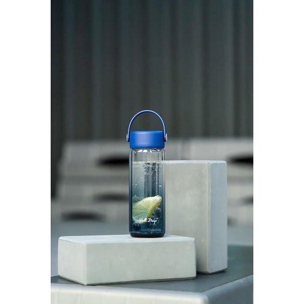 Iš stiklo  butelis mėlynos spalvos 350 ml Fuori – Vialli Design-image-4