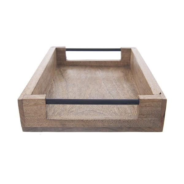 Iš medienos padėklas 30x40,5 cm Mango – Orion-image-2