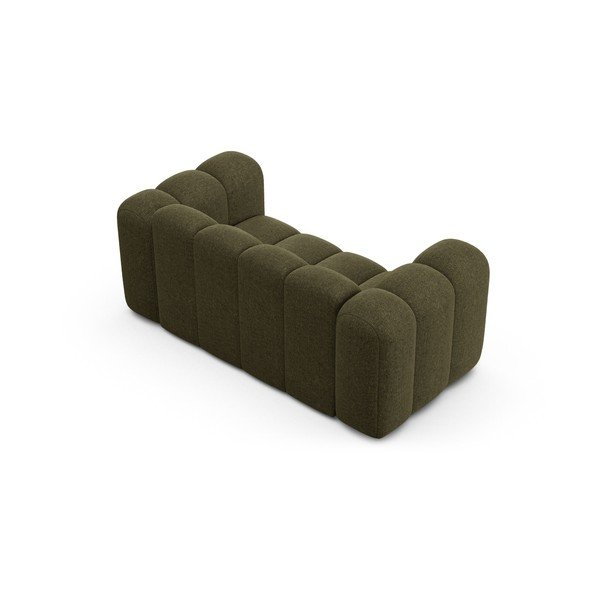 Žalios spalvos sofa iš šenilinio audinio 170 cm Lupine – Micadoni -image-2
