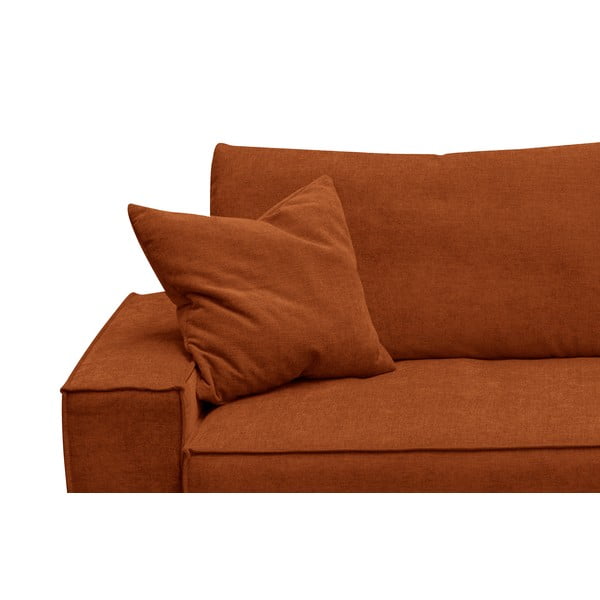 Sulankstoma kampinė sofa oranžinės spalvos (kintama) Melow – Ghado-image-3