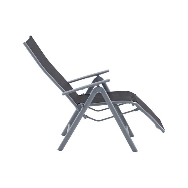 Juodos spalvos metalinė sodo kėdė Ariola – Garden Pleasure-image-4