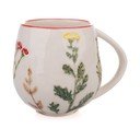 Baltos spalvos iš porceliano puodelis 240 ml Flower Garden – Dakls