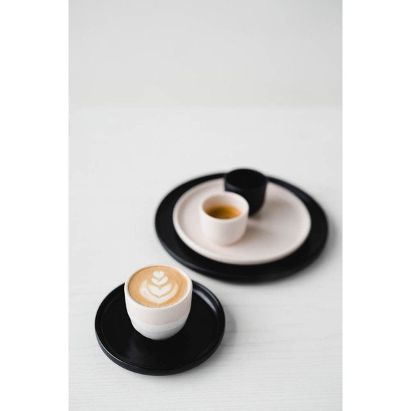 Juodos akmens masės desertinė lėkštė ÅOOMI Luna, ø 17 cm-image-3