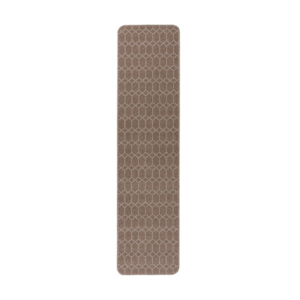 Skalbiamas kilimas rudos spalvos 57x230 cm Argyll – Flair Rugs