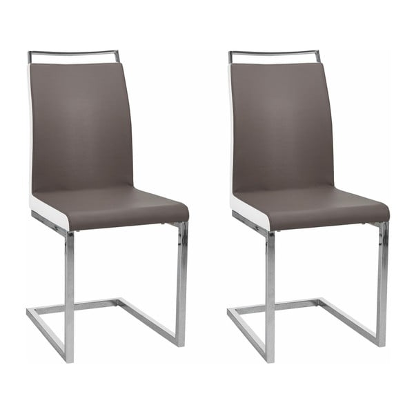 2 rudų kėdžių rinkinys "Støraa Stark