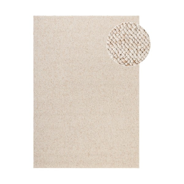 Skalbiamas kilimas kreminės spalvos 200x290 cm Rocco Cream – Elle Decoration