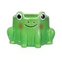 Iš molio gėlių vazono dangtelis Frog – Sass & Belle