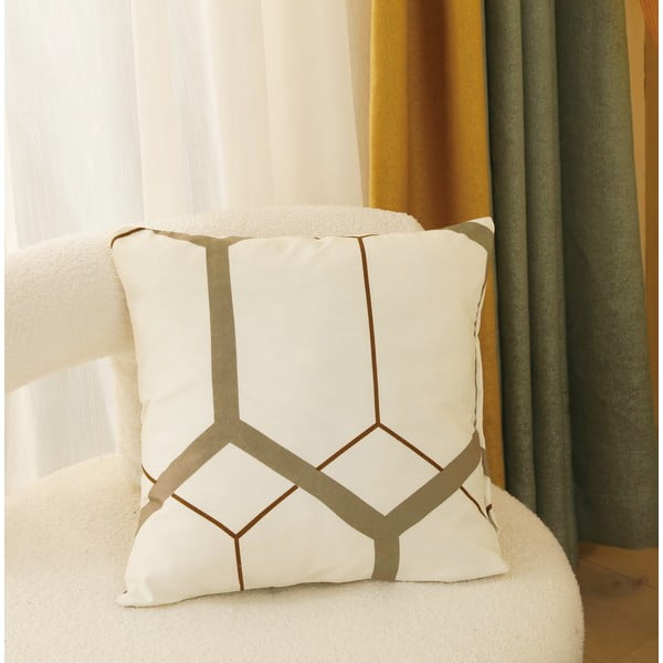 Iš mikrosatino viengulė patalynė kreminės spalvos 6 dalių 140x200 cm Carter – My House-image-3