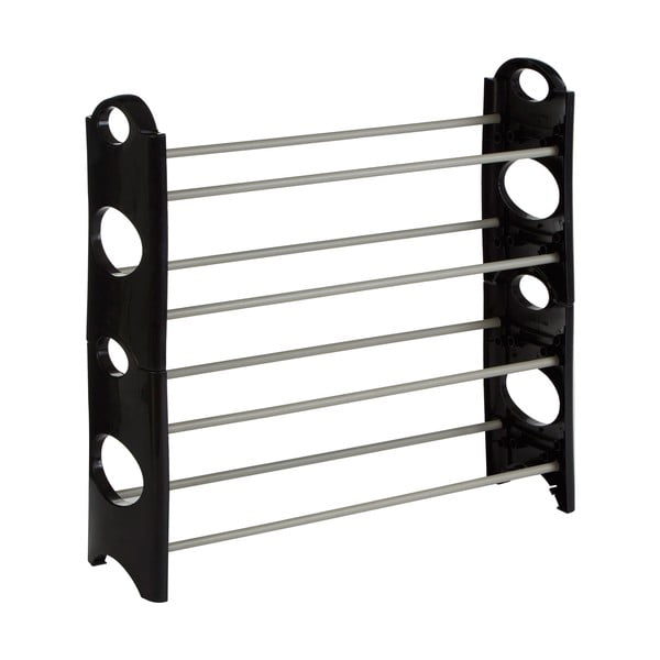 Iš metalo batų lentyna juodos spalvos/sidabrinės spalvos Tavia – Premier Housewares