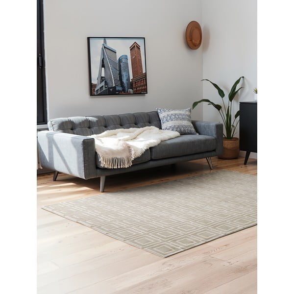 Kilimas kreminės spalvos 200x280 cm Perles Howlite – Elle Decoration-image-1