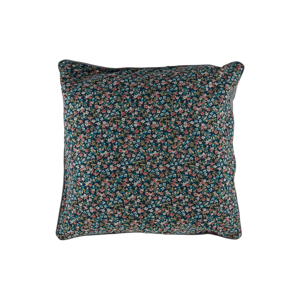Juoda medvilninė dekoratyvinė pagalvėlė Bahne & CO, 45 x 45 cm