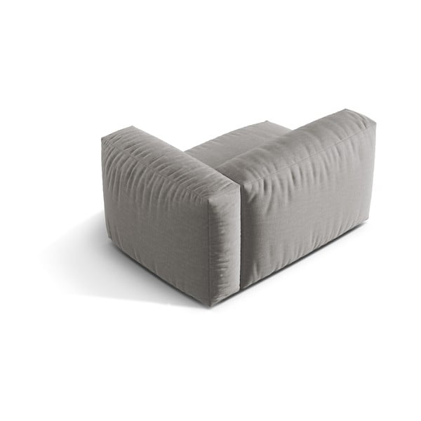 Modulinė sofos dalis šviesiai pilkos spalvos (su dešiniuoju kampu) Martina – Micadoni Home-image-3