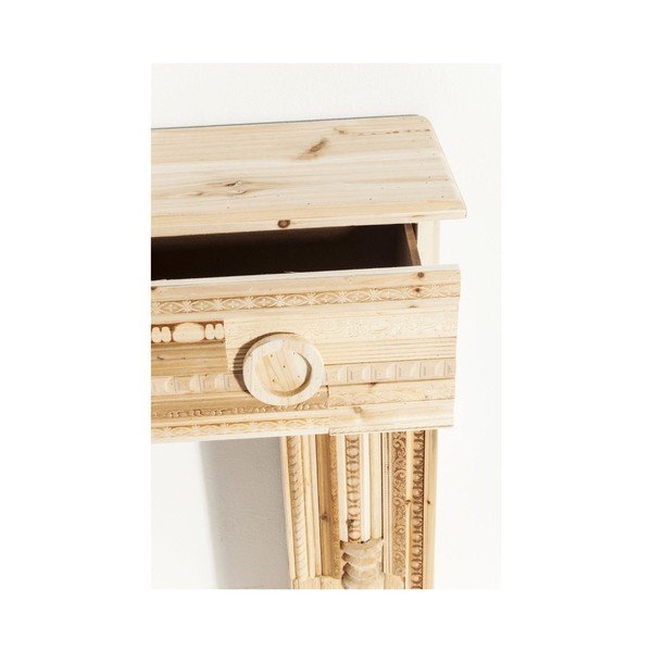Dekoratyvinė židinio atbraila iš eglės medienos Kare Design Ornamentai-image-1