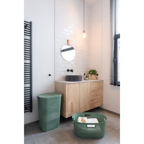 Žalias skalbinių krepšys Curver Infinity Hamper, 40 l-image-2