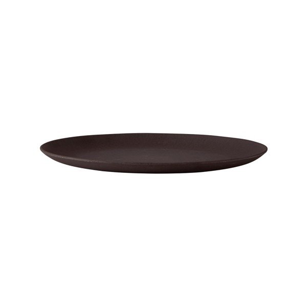 Juodas bambuko serviravimo padėklas "Villa Collection", ⌀ 22,5 cm