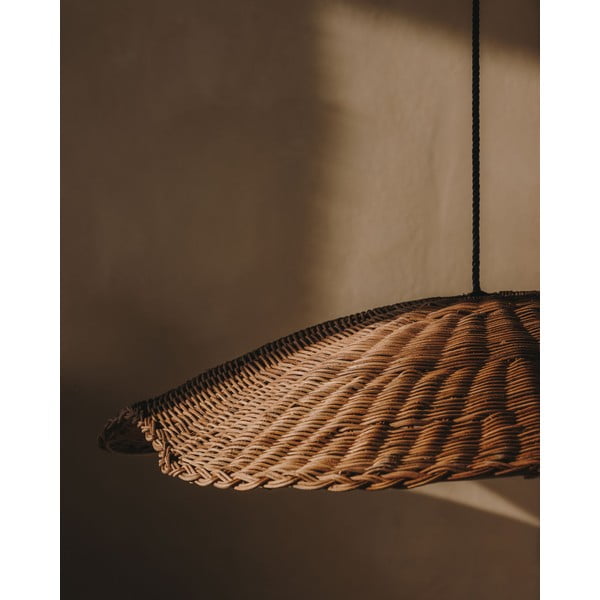 Natūralios spalvos šviestuvo gaubtas ø 80 cm Bisbal – Kave Home-image-3