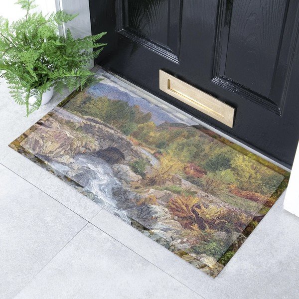 Iš perdirbto plastiko grindų kilimėlis 40x70 cm Autumn Nature Landscape  – Artsy Doormats-image-1