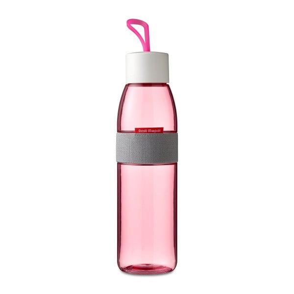 Fuksijų spalvos vandens buteliukas "Rosti Mepal Ellipse", 500 ml