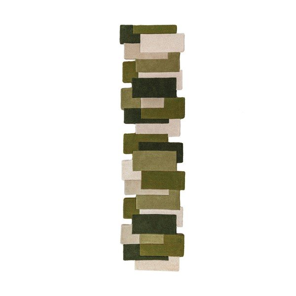 Rankų darbo iš vilnos kilimas 60x230 cm Collage – Flair Rugs
