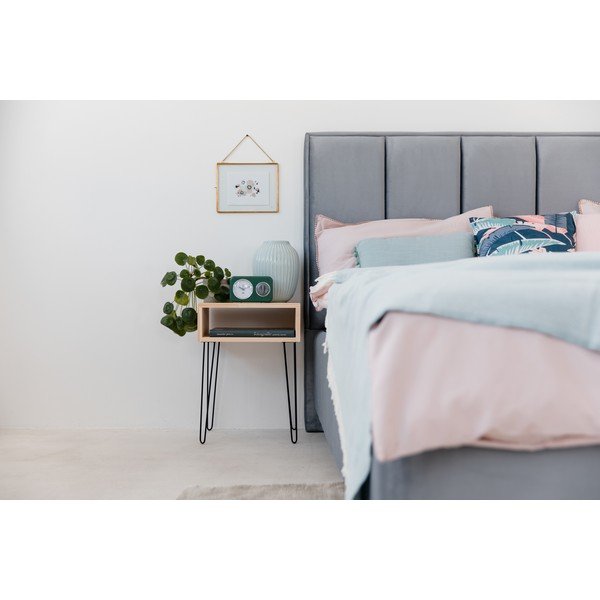 Mėtinės mėlynos spalvos keramikos vaza Kähler Design Hammershoi, 25 cm aukščio-image-2