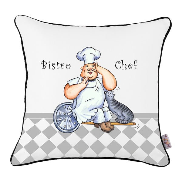 "Pillowcase Mike & Co. NEW YORK "Bistro Chef", 43 x 43 cm