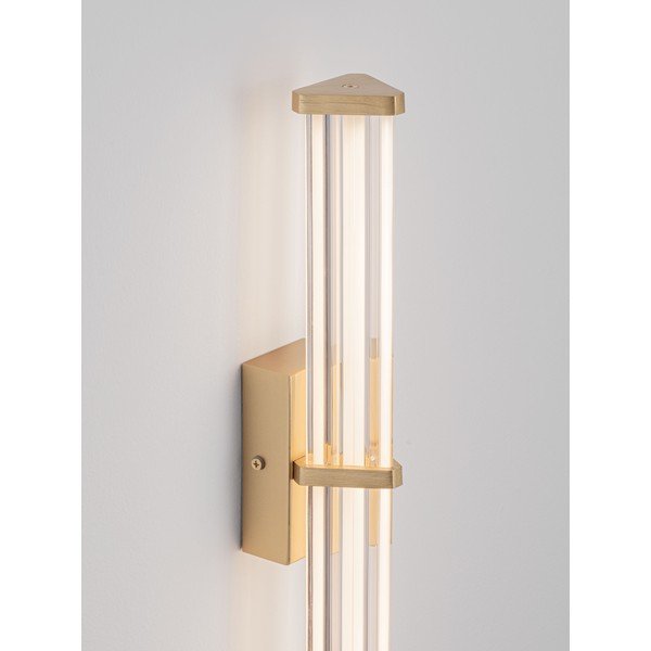 Matinės auksinės spalvos iš metalo sieninė lempa LED su pritemdymo funkcija Pheme – Nova Luce-image-3