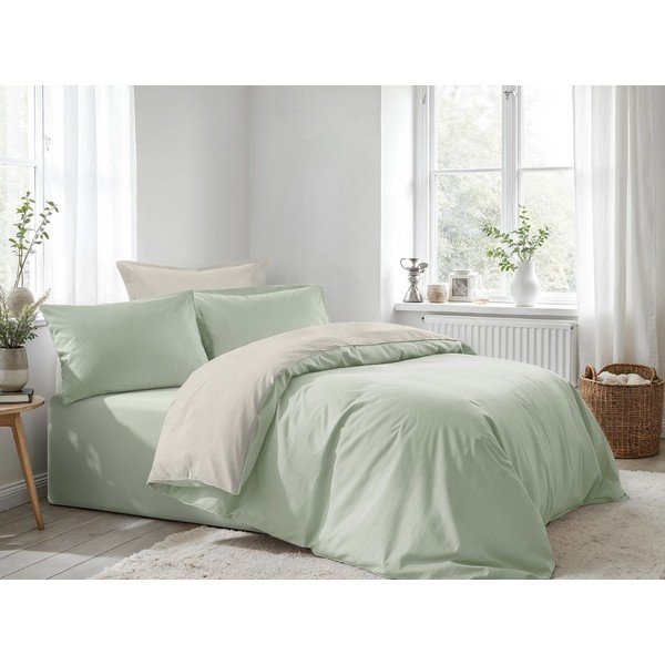 Šviesiai žalios spalvos viengulė patalynė 200x140 cm – Mijolnir