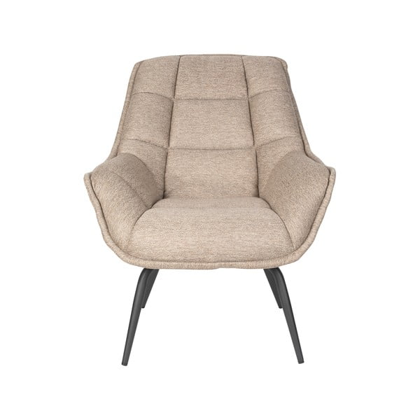 Krėslas smėlio spalvos Comfortable – White Label-image-2