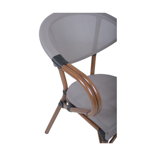 Smėlio spalvos metalinė sodo kėdė Toskana – Garden Pleasure-image-2