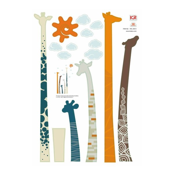 Sienų lipdukas Giraffe Queen of the Savane-image-1