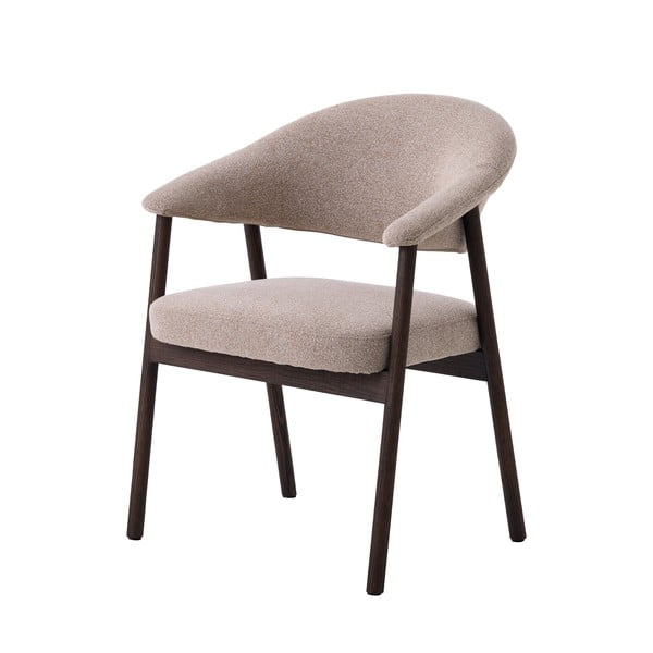 Smėlio spalvos iš ąžuolo masyvo valgomojo kėdžių komplektas su porankiais 2 vnt. Elk – Unique Furniture-image-4