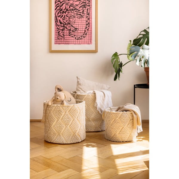 Iš tekstilės krepšys laikymui ø 40x40 cm Pearl M – Bonami Essentials-image-2