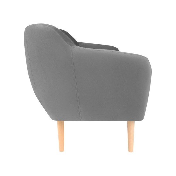Pilka aksominė sofa Mazzini Sofos Sardaigne, 188 cm-image-4