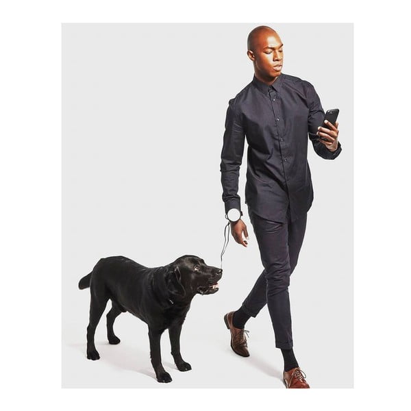 Pavadėlis juodos spalvos M 3 – Lishinu-image-3