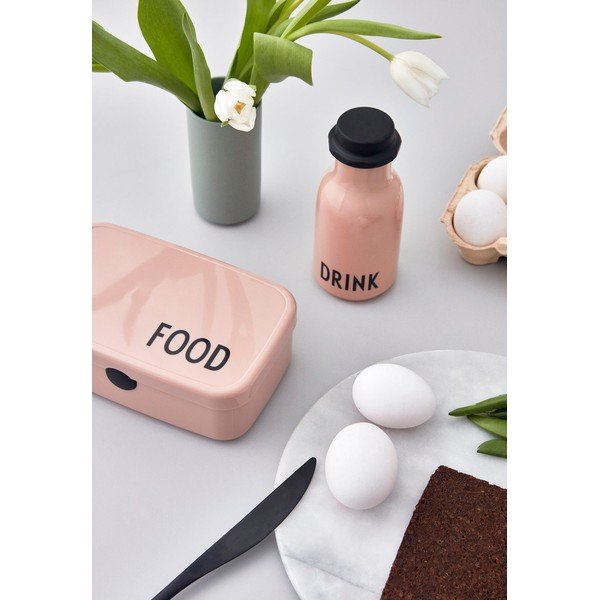 Rožinis kūdikio buteliukas Design Letters Drink, 330 ml-image-1