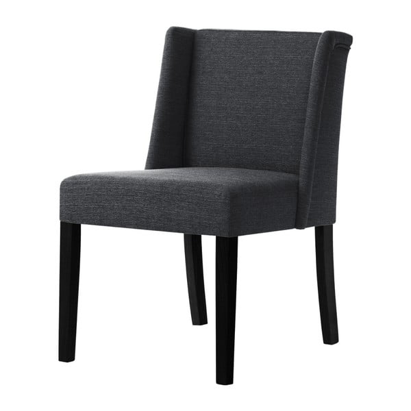 Antracito pilkos spalvos kėdė su juodomis buko medienos kojomis Ted Lapidus Maison Zeste