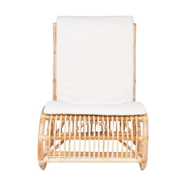 Rotango krėslas su baltu gultu House Nordic Valencia-image-1