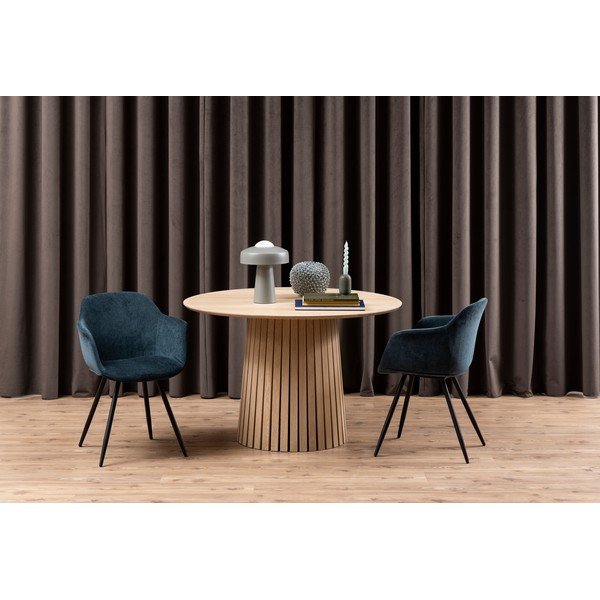 Valgomojo stalas su šviesaus ąžuolo apdaila Actona Christo, ø 75 cm-image-1