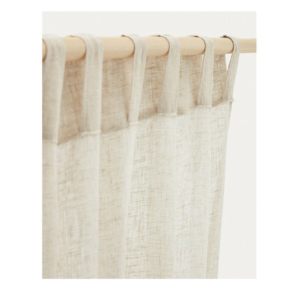 Užuolaida smėlio spalvos 140x260 cm Mahina – Kave Home-image-2