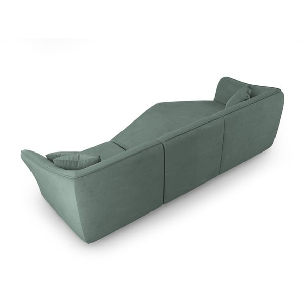 Iš boucle kampinė sofa turkio spalvos Tokyo – Cosmopolitan Design-image-3