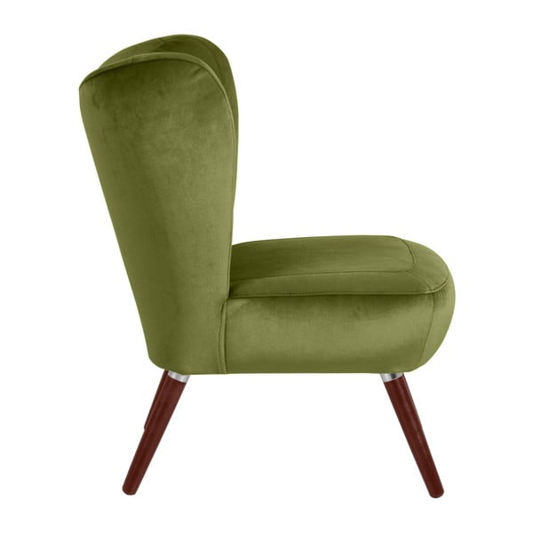 Žalias krėslas Max Winzer Sari Velvet-image-2
