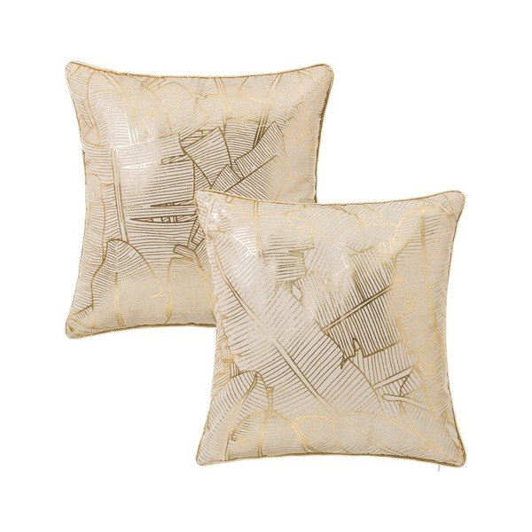 Dekoratyvinės pagalvėlės 2 vnt. 45x45 cm Tropic Gold – Casa Selección