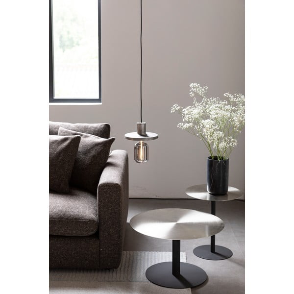 Iš metalo apvalios formos šoninis stalas ø 40 cm Snow – Zuiver-image-1