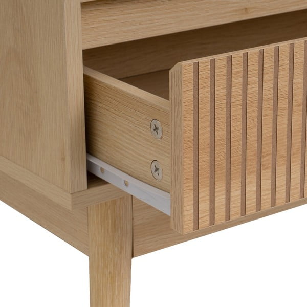 Natūralios spalvos knygų spinta  80x120x40 cm Naroa – Casa Selección-image-4