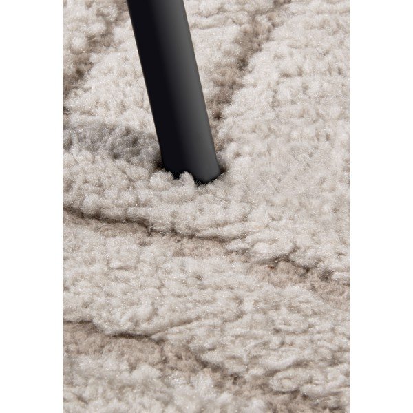 Smėlio spalvos apvalios formos kilimas ø 160 cm Panglao New York Taupe – Elle Decoration-image-3