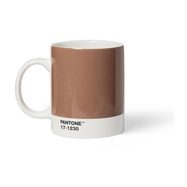 Iš keramikos puodelis šviesiai rudos spalvos 375 ml Mocha Mousse 17-1230 – Pantone